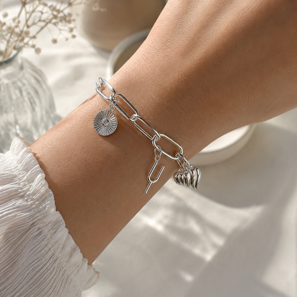 Personalized Initial Charm Bracelet