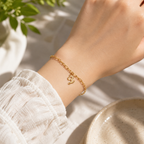 Personalized Script Initial Bracelet