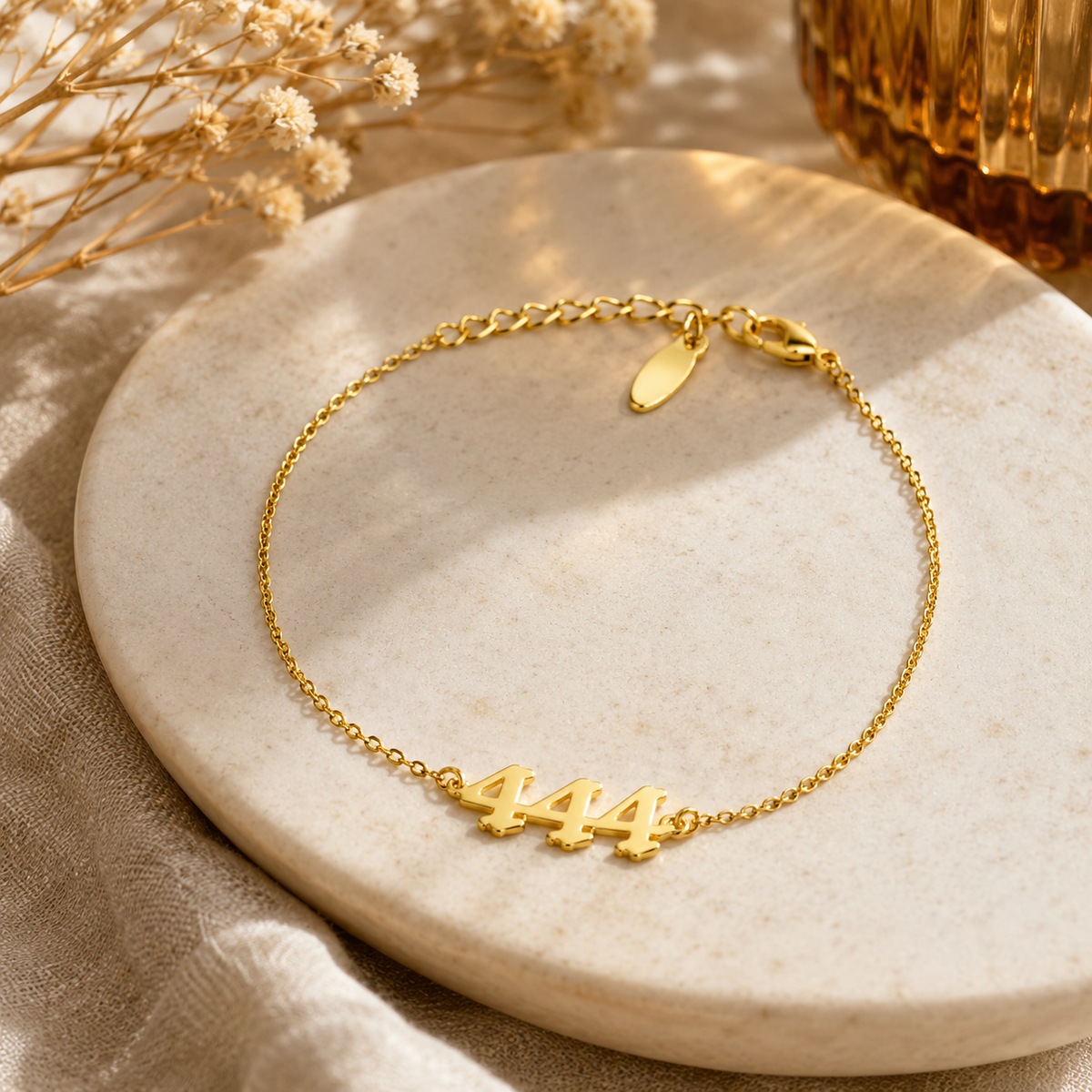 Personalized Angel Number Bracelet