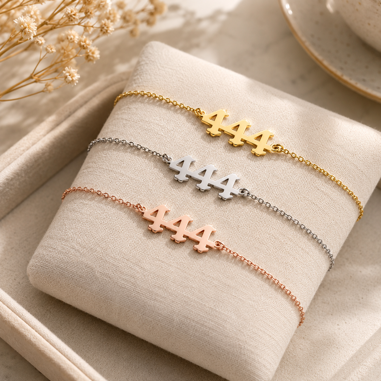 Personalized Angel Number Bracelet