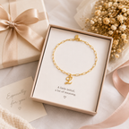 Personalized Script Initial Bracelet