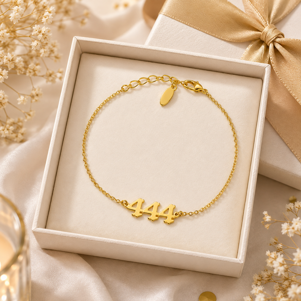 Personalized Angel Number Bracelet